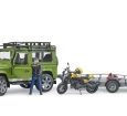 Bruder Land Rover Arazi Aracı & Ducati Motorsiklet Ve Sürücüsü BR02589