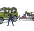 Bruder Land Rover Arazi Aracı & Ducati Motorsiklet Ve Sürücüsü BR02589