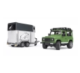 Bruder Land Rover Arazi Aracı Ve At Nakil Aracı - BR02592