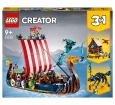 LEGO Creator 3’ü 1 Arada Viking Gemisi ve Midgard Yılanı 31132