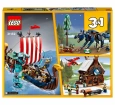 LEGO Creator 3’ü 1 Arada Viking Gemisi ve Midgard Yılanı 31132