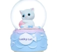 Lucky Cat Işıklı ve Müzikli Kar Küresi