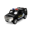 Maxx Wheels Işıklı Polis Jeep Model Arabalar 12 cm. - Siyah-Jeep