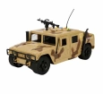 Sesli ve Işıklı Askeri Hummer Jeep - Krem