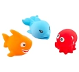 Sevimli 3lü Deniz Canlıları Vinil Banyo Oyuncakları