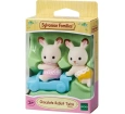 Sylvanian Families Çikolata Kulaklı Tavşan İkiz Bebekleri 5420