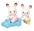 Sylvanian Families Çikolata Kulaklı Tavşan İkiz Bebekleri 5420