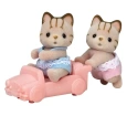 Sylvanian Families Çizgili Kedi İkizler 5429