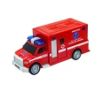 1:20 Maxx Wheels Sesli ve Işıklı Ambulans - Kırmızı