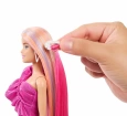 Barbie Upuzun Muhteşem Saçlı Bebekler Pembe Saçlı Bebek JDC85