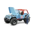 Bruder Jeep Cross Safari̇ Aracı ve Kasklı Pi̇lotu