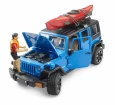 Bruder Jeep Wrangler Rubicon Kano Ve Sürücü 02529