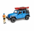 Bruder Jeep Wrangler Rubicon Kano Ve Sürücü 02529