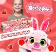 Bubble Pops Kokulu Peluş S1 - Çilek Kokulu Tavşan