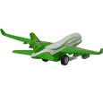 Ctoy Sürtmeli Çek Bırak Oyuncak Uçak Yeşil