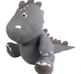 Dino Peluş Oyuncak Gri 80 cm