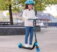 Evo 2 Tekerlekli Katlanabilir Light Speed Işıklı Mavi Scooter