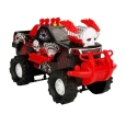 Maxx Wheels Monster Hunt Sesli ve Işıklı Motorize Araba 30 cm. - Kırmızı