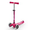 Micro Mini Deluxe LED 3 Tekerlekli Scooter Pink