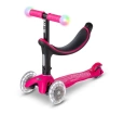 Micro Mini2Grow Deluxe Magic LED 3 Tekerlekli Scooter Pink