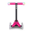 Micro Mini2Grow Deluxe Magic LED 3 Tekerlekli Scooter Pink