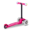 Micro Mini2Grow Deluxe Magic LED 3 Tekerlekli Scooter Pink