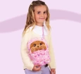 Sesli Baby Paws Yavru Köpek Peluş BAW01000 - Cocker Pembe Çanta