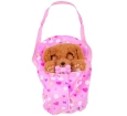 Sesli Baby Paws Yavru Köpek Peluş BAW01000 - Cocker Pembe Çanta