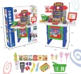 Supermarket Cashier Set with Fruit Mix (78cm)