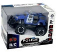 Uzaktan Kumandalı Işıklı Mini Polis Jeep 12 cm. - Mavi