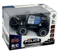 Uzaktan Kumandalı Işıklı Mini Polis Jeep 12 cm. - Siyah
