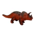 Sesli Dinozorlar 40 cm - Triceratops Turuncu-Siyah