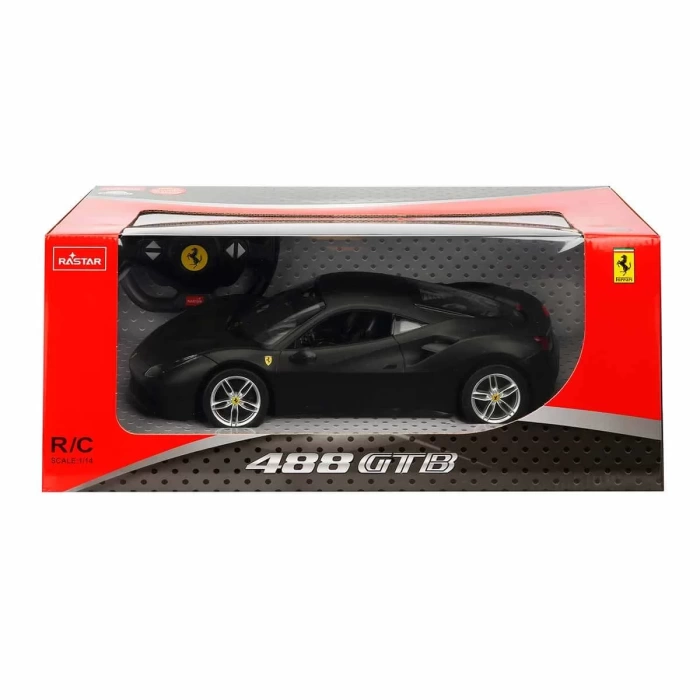 1:14 Ferrari 488 GTB Uzaktan Kumandalı Işıklı Araba - Siyah