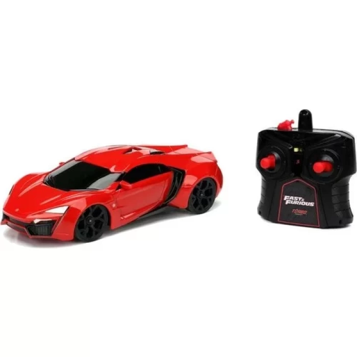 1:16 Jada Hızlı ve Öfkeli Fast & Furious RC Lykan Hypersport Uzaktan Kumandalı Araba 206005