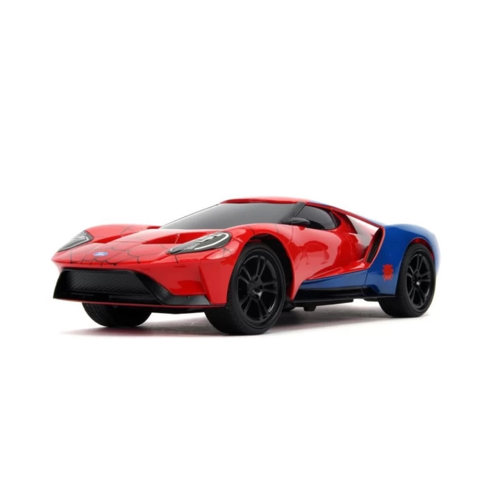 1:16 Jada Marvel Örümcek Adam Spider-Man RC 2017 Ford GT Uzaktan Kumandalı Araba