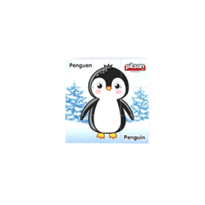 Animal Serisi Puzzle 9 Parça - Penguen