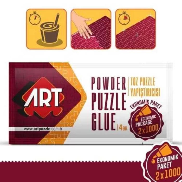 Art Puzzle Yapıştırıcı 4gr 2x1000 Parçalık