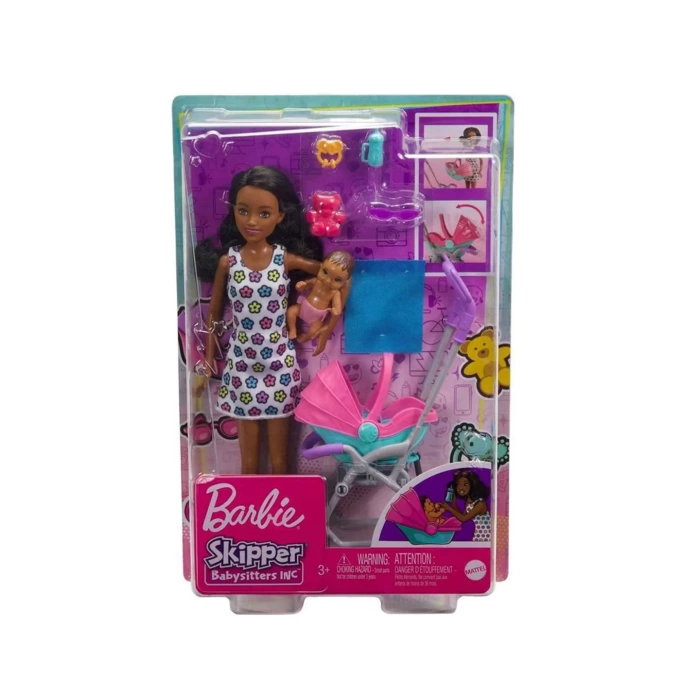 Barbie Bebek Bakıcılığı Oyun Seti FHY97- HHB68