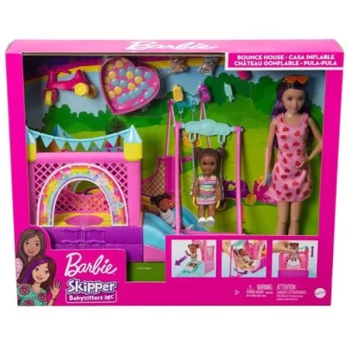 Barbie Bebek Bakıcısı Skipper Set - HHB67