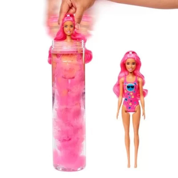 Barbie Color Reveal Renk Değiştiren Sürpriz Neon Saçlı Bebekler HDN72