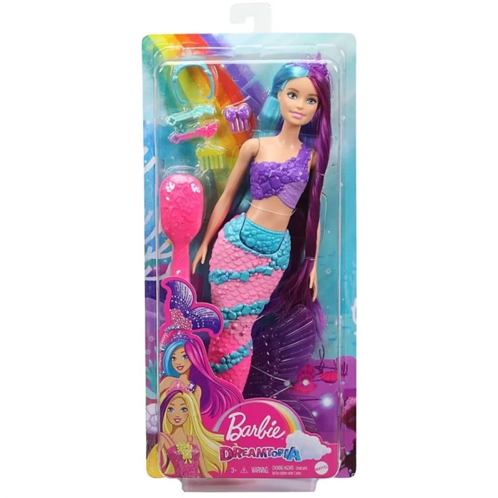 Barbie Dreamtopia Uzun Saçlı Denizkızı Bebek GTF37-GTF39