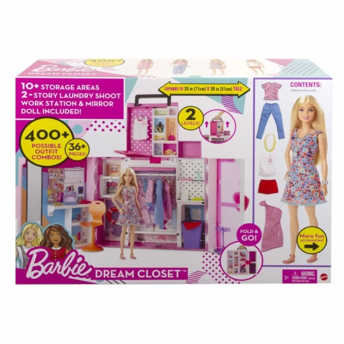 Barbie® ve YENİ Rüya Dolabı Oyun Seti - HGX57