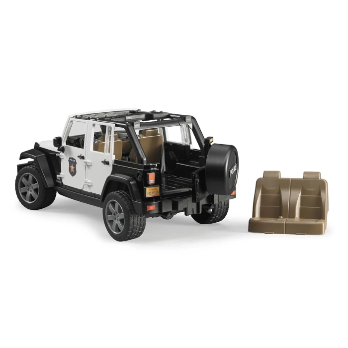 Bruder Jeep Wrangler U.R. Polis Aracı Ve Memur - BR02526