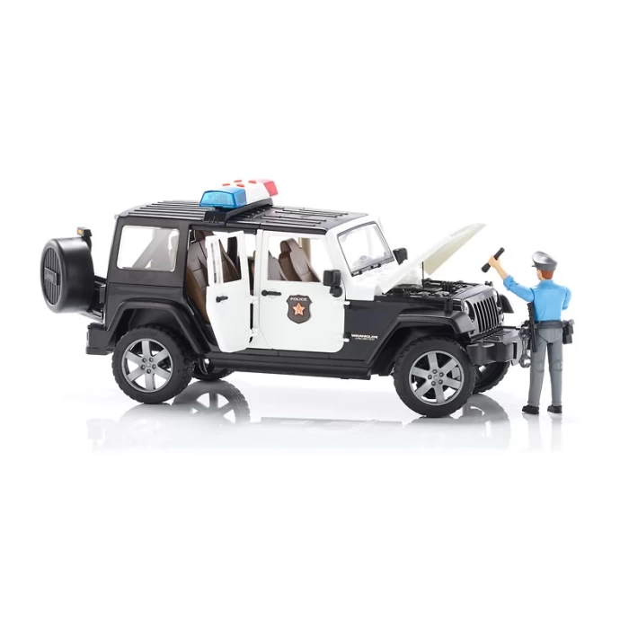 Bruder Jeep Wrangler U.R. Polis Aracı Ve Memur - BR02526