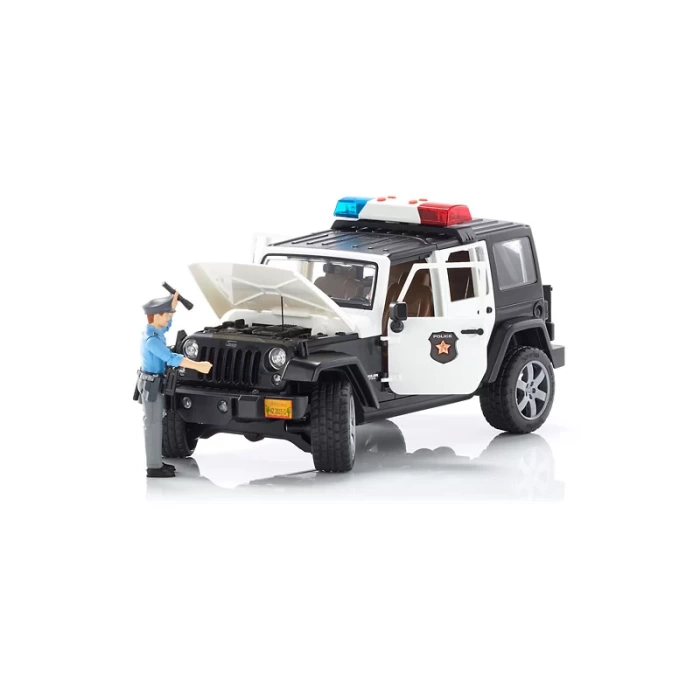 Bruder Jeep Wrangler U.R. Polis Aracı Ve Memur - BR02526