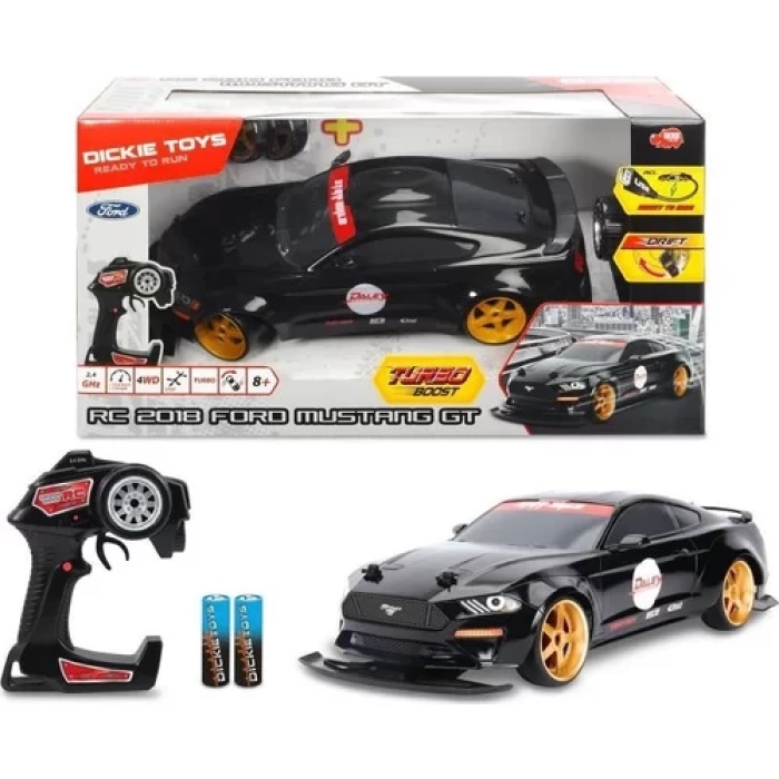 Dickie RC Drift 2018 Ford Mustang 1:10 Uzaktan Kumandalı Araba 10900