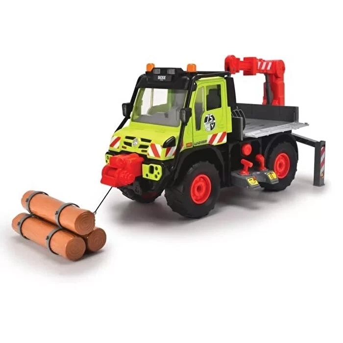 Dickie Toys Unimog U530 Kütük Taşıyıcı Vinç Kollu Kamyon