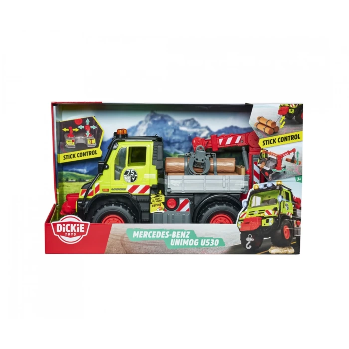 Dickie Toys Unimog U530 Kütük Taşıyıcı Vinç Kollu Kamyon