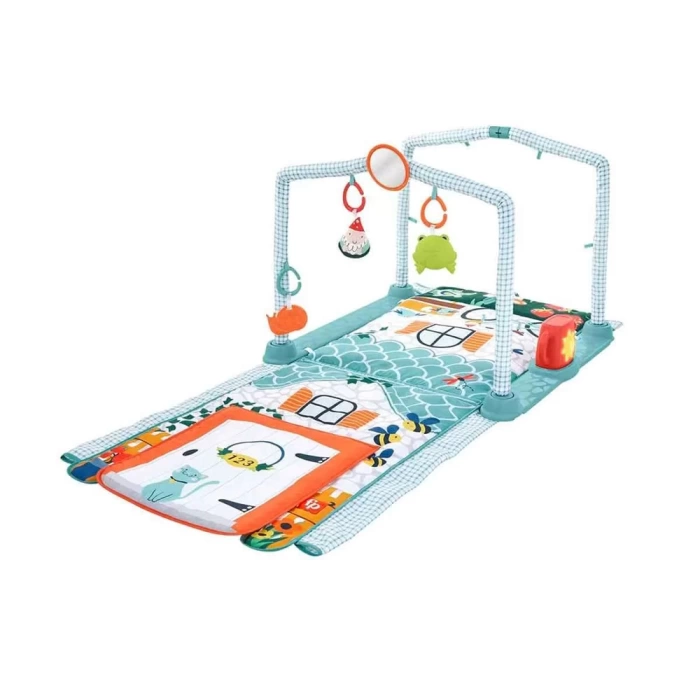 Fisher Price 3ü 1 Arada Sevimli Kulübe Jimnastik Merkezi HJK45