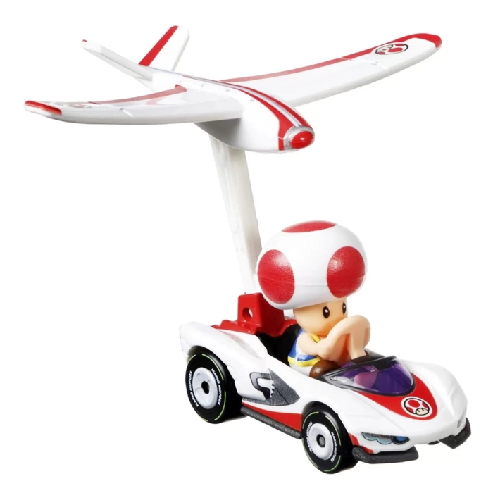 Hot Wheels Mario Kart Planörlü Araçlar Toad - GVD30 GVD34